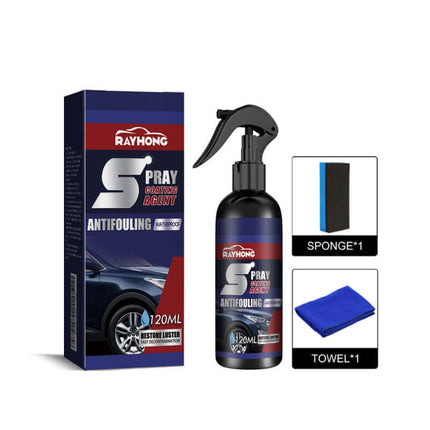 Car Coating Spray, Quick Stain Removal, Water-Proof & Stain-Proof, Shine Restoration, Paint Surface Maintenance, Stain Removal & Blackening Brightening, Car Coating, Nano Coating Spray Rayhong