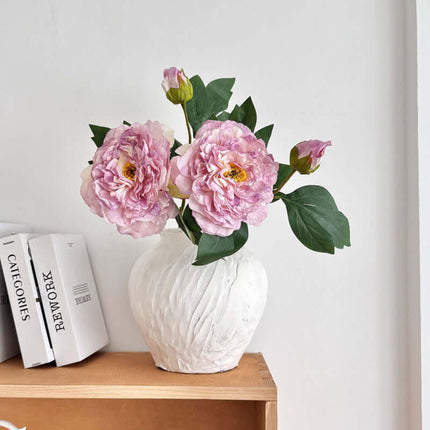 Realistic Artificial Flowers for Decoration,Peony Silk  flower,Flower arrangements,High-Quality Faux Blooms, Heat-Edged Satin Flowers, Home Decor, Photography Props