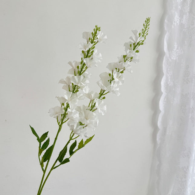 Realistic Artificial Flowers For decoration,Silk-like Fabric,Delphinium Flower,Flowers arrangement,Tall Linear Blooms