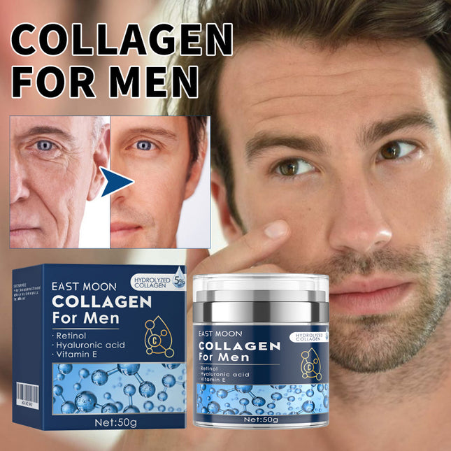 Men's Retinol Face Cream, Reduce Fine Lines, Tighten Skin, Facial Care, Deep Hydration, Apply-Type, Lifting Cream, Soften & Repair, Easy to Use East Moon