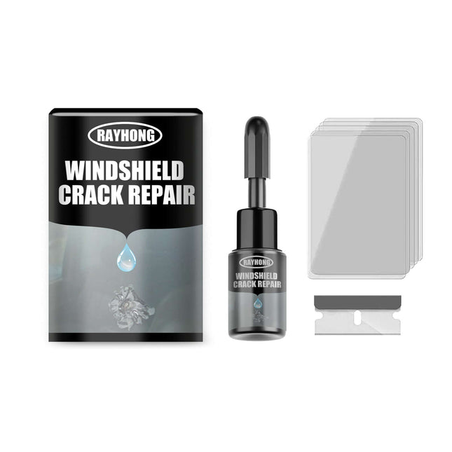 Car's Windshield crack repair fluid, Crack Adhesive, Crack Repair Agent, High-Efficiency Cleaning, Enhance Clear Vision, Quick Removal of Stubborn Stains, Oil Film, Water Stains, Insect Stains,Car window maintenance