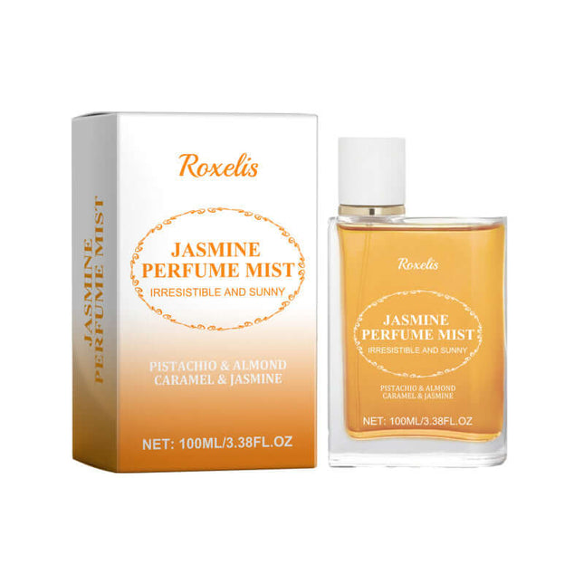 Brazilian Perfume, Light Scent, Fresh Natural Women's Fragrance, Long-Lasting, Jasmine, Woody Floral, Charming Perfume, Suitable for Dating, Daily, Business    Roxelis