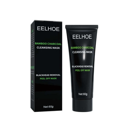 Bamboo Charcoal Blackhead Peel-Off Mask, Pore Tightening, Deep Cleansing, Remove Pore Clogging &Blackheads , Oil Control, Apply-Type Peel-Off Mask  EELHOE