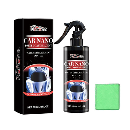Car Nano Spray, Surface Cleaning, Paint Surface Maintenance, Stain Removal & Brightening, Car Coating, Plating Film Spray, Universal for Full Vehicle, Easy to Use, Time-saving & Worry-free Homonth