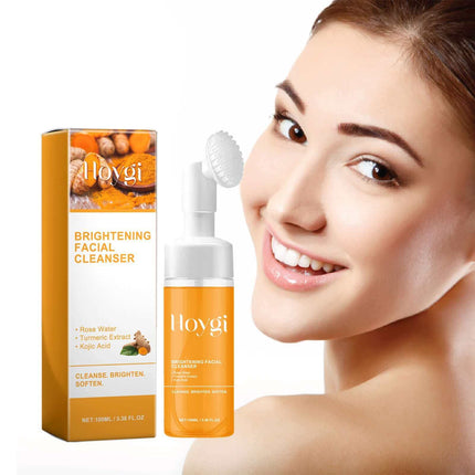 Turmeric Facial Cleanser, Deep Facial Cleansing, Skin Care, Diminish Acne Marks, Firm and Moisturize Skin, Reduce Dirt and Oil  Hoygi