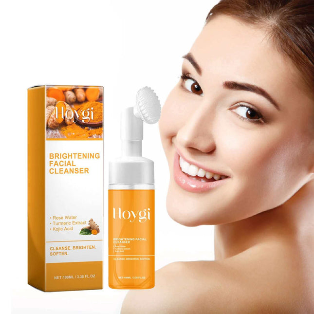 Turmeric Facial Cleanser, Deep Facial Cleansing, Skin Care, Diminish Acne Marks, Firm and Moisturize Skin, Reduce Dirt and Oil  Hoygi