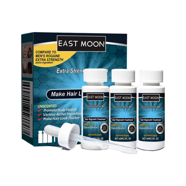 Men's Hair Thickening Serum, Men's Hair Nutrition, Hair Care, Anti-Hair Loss & Strengthening, Thickening & Nourishing Serum, Reduce Hair Fall, Easy to Use East Moon
