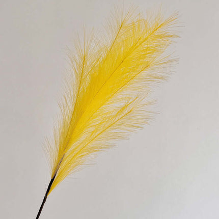 Real touch Artificial Flower 7-Fork Reeds For Decor,Dried Flowers,Highly Realistic,  Firework Decoration, Pink Feather Decor, Wedding Scenery, Flower Arrangement, Window Display, Photo Prop