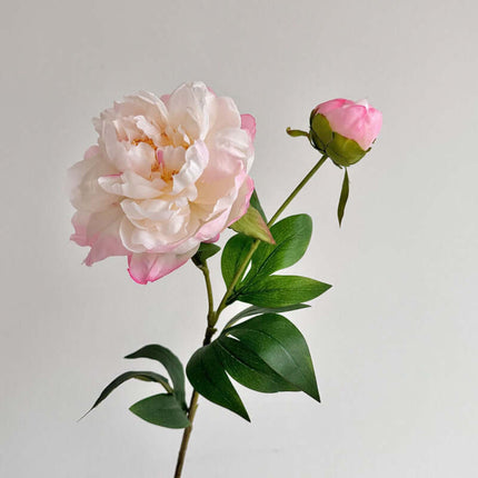 High-Fidelity Premium 2-Head Peony Artificial Flowers For Decoration, High Simulation Flower,Silk-like Fabric,Garden Beautification, Fake Flower Photography Props