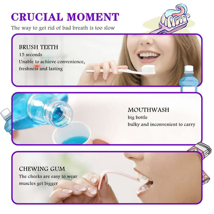 Fresh Oral Spray, Eliminate Bad Breath, Refresh Breath, Long-Lasting Fragrance, Portable Spray, Prevent Odor EELHOE