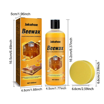 Home Wooden Floor Cleaner with Protection Wax | Stain Removal, Dust Prevention & High Gloss Shine | Easy-to-Use Wood Floor Maintenance Solution Jakehoe