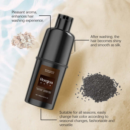 Hair dyeing and shampoo,Gentle And Non-Irritating, No Harm To Scalp, DIY, Long-Lasting And Easy To Color, Clean Scalp, Repair Hair, Increase Gloss, Deep Moisturizing,  Easy to color Hoegoa