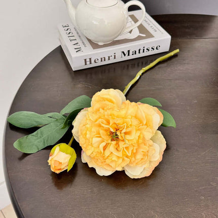 Realistic Artificial Flowers for Decoration,Peony Silk  flower,Flower arrangements,High-Quality Faux Blooms, Heat-Edged Satin Flowers, Home Decor, Photography Props