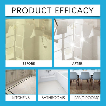 Tile Cleaner, Stubborn Water Scale Removal, High-Efficiency Sterilization, Bathroom Tile & Floor & Marble, Brightening, Strong Stain Remover  Jue-Fish