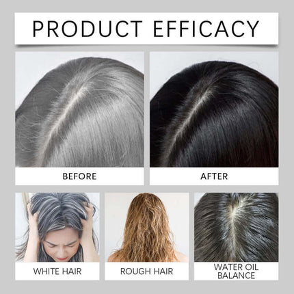 Hair dyeing and shampoo,Gentle And Non-Irritating, No Harm To Scalp, DIY, Long-Lasting And Easy To Color, Clean Scalp, Repair Hair, Increase Gloss, Deep Moisturizing,  Easy to color Hoegoa