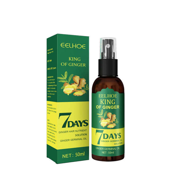 Ginger Hair Spray, Scalp Massage, Hair Repair, Plant Extracts, Oil Control & Refreshing, Hair Care Liquid,Strengthen Hair,Hair Repair,Convenient Spray Design for Easy Use  EELHOE