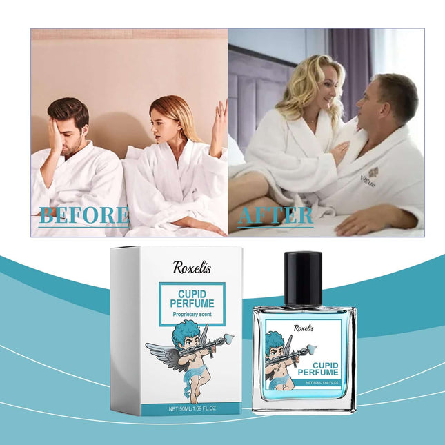Cupid Cologne Perfume Spray, Mild & Elegant, Portable Long-Lasting Fragrance, Plant-Extracted, Perfect for Couple Dates & Ambiance, Travel-Friendly Scent|Proprietary scent  Roxelis
