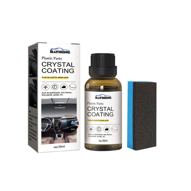 Car Coating,Car Plastic Refurbishment Coating, Stain Isolation, White Restoration, Shine Recovery, Cleaning Dustproof, Polishing Maintenance,Long-last, Coating for Car Interiors, Dashboard, Seats Rayhong