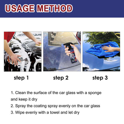 Car Coating Spray, Quick Stain Removal, Water-Proof & Stain-Proof, Shine Restoration, Paint Surface Maintenance, Stain Removal & Blackening Brightening, Car Coating, Nano Coating Spray Rayhong