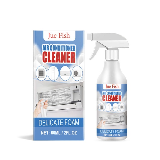 Air Conditioner Cleaner, Home Wall-Mounted AC, Powerful Cleaning, No-Disassembly & No-Washing, Odor & Scale Removal, Foam Air Conditioner Cleaning  Jue-Fish