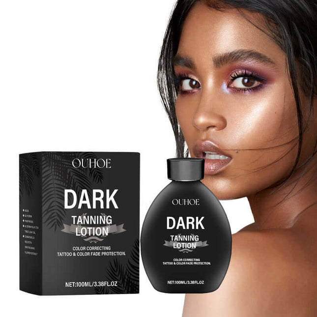 Bronze Skin Tanning Lotion, Summer Outdoor Tanning, Light texture ,Moisturizing, Improves Uneven Skin Tone, Hydrating & Refreshing, Non-Greasy, Long-Lasting, Tanning Care Lotion OUHOE