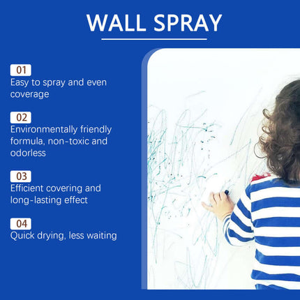 Wall Direct Spray Paint, Home Repair, Stain Covering, Qucick Dry,Wall Peeling Fix, Indoor Renovation, Direct Spray Paint, Easy Stain Coverage, Simple to Use  Jue-Fish