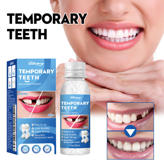Solid Tooth Gum, Tooth Modification, Temporary Cavity Filling, Tooth Filling Gum, Denture Gap Filling, Tooth Gum Filling, High Viscosity, Not Easy to Fall Off, High-Temperature Rapid Molding, Safe Ingredients  South Moon