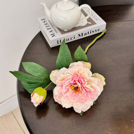 Realistic Artificial Flowers for Decoration,Peony Silk  flower,Flower arrangements,High-Quality Faux Blooms, Heat-Edged Satin Flowers, Home Decor, Photography Props