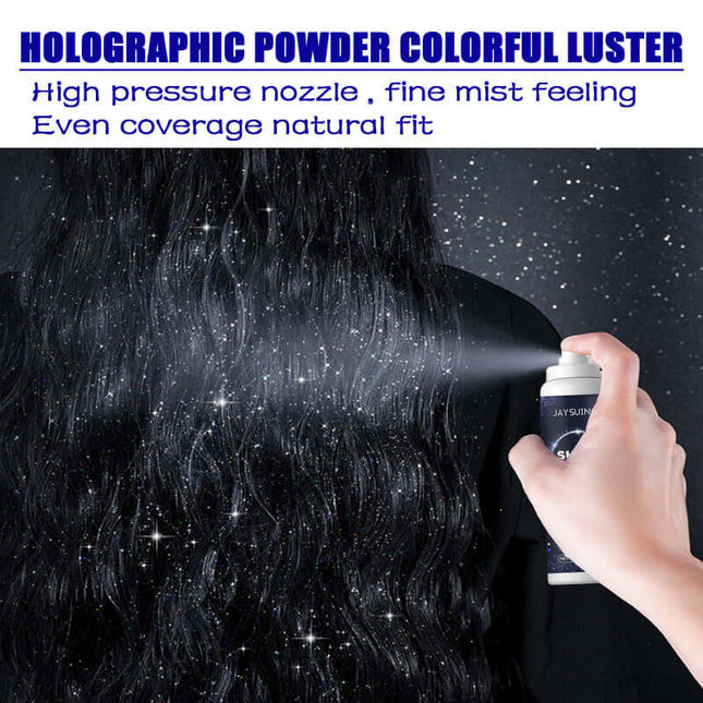 Highlight Shimmer Spray, Film - Forming, Highlight Powder Spray, Skin Tone Brightening, Natural Fit, Suitable for Collarbone, Hair, Clothes, Halloween, Party Nightclub   Jaysuing